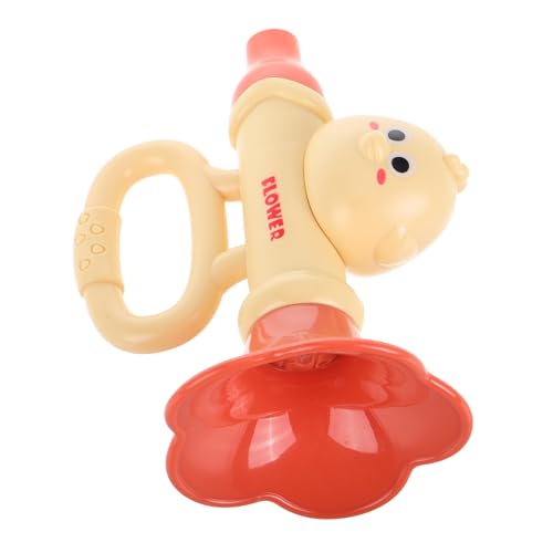 MUCKLILY Trompete Spielzeugtrompete Für -trompete Lustige Spielzeugtrompete Musikinstrumente Noisemaker Kleines Lufthorn Party-Horn Lufthörner Abs Gelb von MUCKLILY