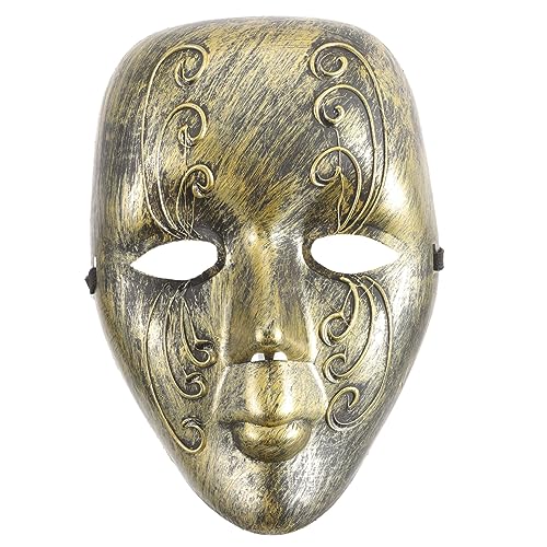 MUCKLILY Venezianische Maske Vintage Einzigartige Vollmaske für Maskerade Party Robuste Bequeme Maske für Halloween Kostüm Events MUCKLILY Venezianische Maske Vintage Einzigartige Vollmaske für Maskerade Party Robuste Bequeme Maske für Halloween Kostüm Events von MUCKLILY