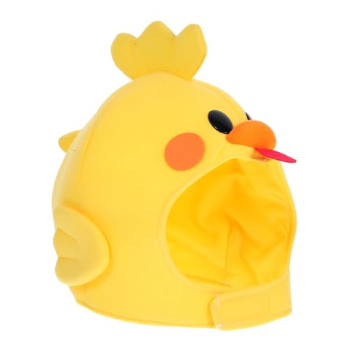 MUCKLILY Weicher Plüsch Kükenhut für Süße Cosplay Requisiten für Ostern und Partys Perfektes für Fotoshootings Gelb Tierkostüm Hut mit Festlichem Flair MUCKLILY Weicher Plüsch Kükenhut für Süße Cosplay Requisiten für Ostern und Partys Perfektes für Fotoshootings Gelb Tierkostüm Hut mit Festlichem Flair von MUCKLILY