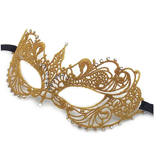 MUCKLILY Halbmaske Maske Maskerade-Maske Partymaske Maskenball Masken Karnevalsmaske Cosplay-Maske Halloween-Maske Requisiten bilden Halbgesichtsmaske von MUCKLILY