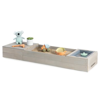 MUDDY BUDDY® Sandkasten "Space Saver", warmgrau von Muddy Buddy