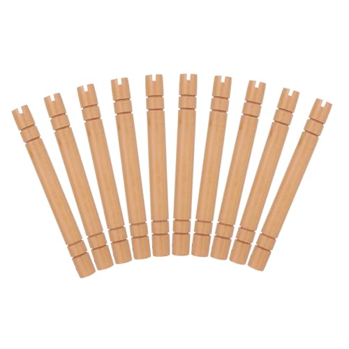 MUELODSIC 10 Stück Teiliges Runde Handgefertigte Holzfächergriffe für Quasten Glatte Oberfläche Leicht und Komfortabel Geeignet für Traditionelle Chinesische Fächer und DIY Handwerk MUELODSIC 10 Stück Teiliges Runde Handgefertigte Holzfächergriffe für Quasten Glatte Oberfläche Leicht und Komfortabel Geeignet für Traditionelle Chinesische Fächer und DIY Handwerk von MUELODSIC