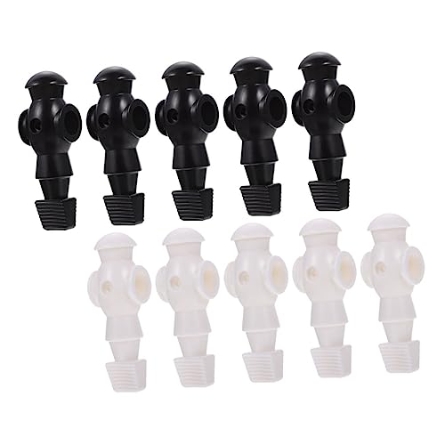 MUELODSIC 10 Stück Teiliges Tischfußballspieler Figuren Hochwertigem Harz Ersatzspieler für Tischfußballmaschine Langlebige Kicker Dolls Schwarz und Weiß für Tischfußballspiele MUELODSIC 10 Stück Teiliges Tischfußballspieler Figuren Hochwertigem Harz Ersatzspieler für Tischfußballmaschine Langlebige Kicker Dolls Schwarz und Weiß für Tischfußballspiele von MUELODSIC