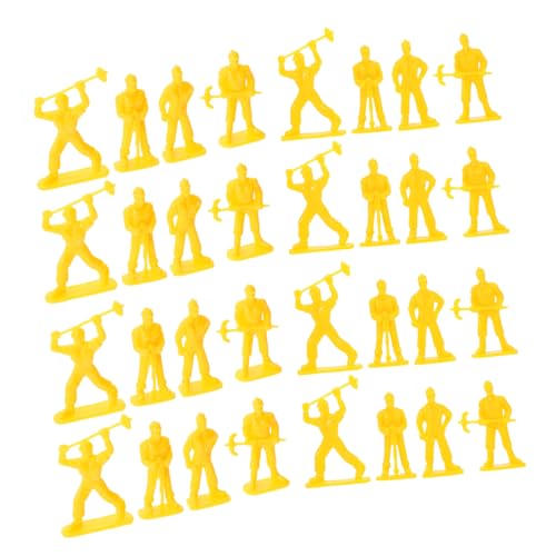 MUELODSIC 100 Stück Mini Bauarbeiter Figuren Realistische Plastik Arbeiter Modelle Für Sandtisch Diorama Kreative Bastelprojekte Robust Langlebig MUELODSIC 100 Stück Mini Bauarbeiter Figuren Realistische Plastik Arbeiter Modelle Für Sandtisch Diorama Kreative Bastelprojekte Robust Langlebig von MUELODSIC