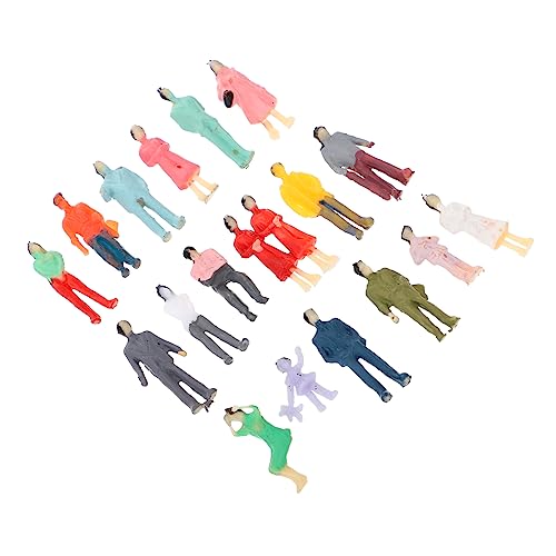 MUELODSIC 100 Stück Miniaturfiguren Menschen Farbige Kunststoffmodelle für Architektur Dekoration und Mikro Landschaften Realistische Details für Sandtisch Layouts und Dioramen MUELODSIC 100 Stück Miniaturfiguren Menschen Farbige Kunststoffmodelle für Architektur Dekoration und Mikro Landschaften Realistische Details für Sandtisch Layouts und Dioramen von MUELODSIC