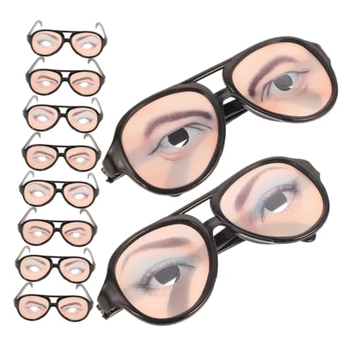 MUELODSIC 10stücke Teiliges Lustige Prank Brillen Für Halloween Und Partys Kreative Kostüm Accessoires Für Und Witzige Und Einzigartige Augenschutz Für Feiern MUELODSIC 10stücke Teiliges Lustige Prank Brillen Für Halloween Und Partys Kreative Kostüm Accessoires Für Und Witzige Und Einzigartige Augenschutz Für Feiern von MUELODSIC