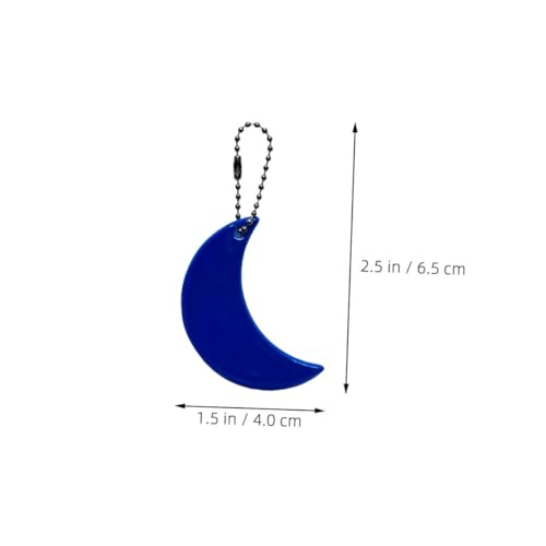 MUELODSIC 14 Stück Teiliges Reflektor Schlüsselanhänger Mondform Reflektierende Anhänger für Rucksäcke Schultaschen Outdoor Nachtaktivitäten Fahrrad MUELODSIC 14 Stück Teiliges Reflektor Schlüsselanhänger Mondform Reflektierende Anhänger für Rucksäcke Schultaschen Outdoor Nachtaktivitäten Fahrrad von MUELODSIC