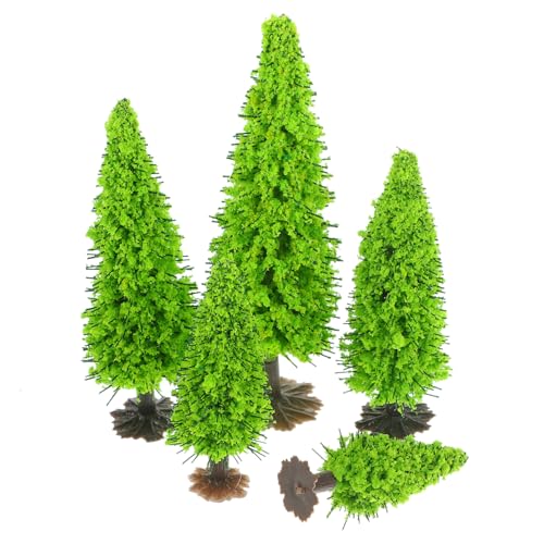 MUELODSIC 15 Stück Teiliges Miniatur Modellbäume Realistische Landschaftsbäume in Verschiedenen Leichte Künstliche Mini Bäume für Sandtisch Diorama Modellbau und DIY Dekoration von MUELODSIC
