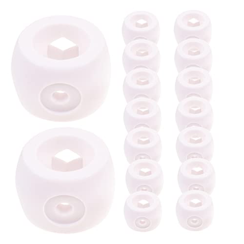 MUELODSIC 16st Tischring Stangen Kickertischteile Kappe Fußballtisch Fußballausrüstung Tischstange Spiel Türgriff Kindersicher Kicker Haltbare Lager Kickermaschine Stecker Weiß PVC MUELODSIC 16st Tischring Stangen Kickertischteile Kappe Fußballtisch Fußballausrüstung Tischstange Spiel Türgriff Kindersicher Kicker Haltbare Lager Kickermaschine Stecker Weiß PVC von MUELODSIC