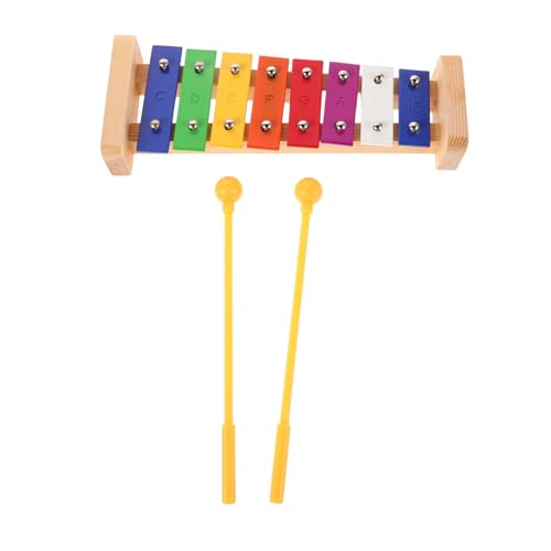 MUELODSIC 1Satz Note Holz Xylophon für Musikinstrument Holz Musikalischen Entwicklung und Wahrnehmung Geeignet für Mädchen und Jungen Sicher und Langlebig von MUELODSIC