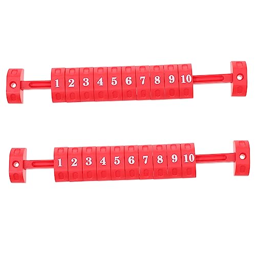 MUELODSIC 2 Stück Fußballtorschütze Einheit Wächter Punktzahl Sport Scoreboard Tischfußball-Accessoire Fußball-Score-Counter langlebige Punkthalter Punktezähler für Fußball Plastik rot MUELODSIC 2 Stück Fußballtorschütze Einheit Wächter Punktzahl Sport Scoreboard Tischfußball-Accessoire Fußball-Score-Counter langlebige Punkthalter Punktezähler für Fußball Plastik rot von MUELODSIC