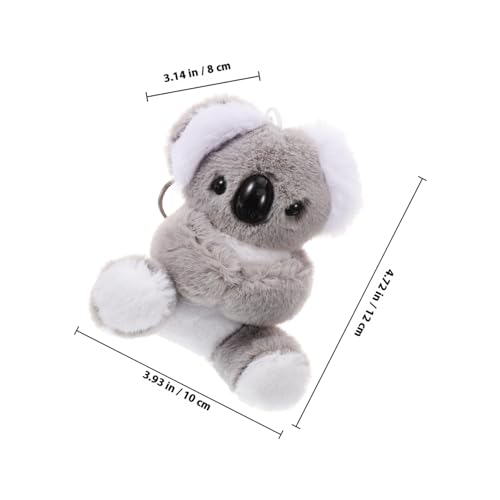 MUELODSIC 2 Stück Plüsch Koala Schlüsselanhänger Niedlicher Beutelanhänger für Rucksack Geldbörse Kinderparty Mitgebsel Junge Mädchen Tasche Dekoration Langlebig MUELODSIC 2 Stück Plüsch Koala Schlüsselanhänger Niedlicher Beutelanhänger für Rucksack Geldbörse Kinderparty Mitgebsel Junge Mädchen Tasche Dekoration Langlebig von MUELODSIC