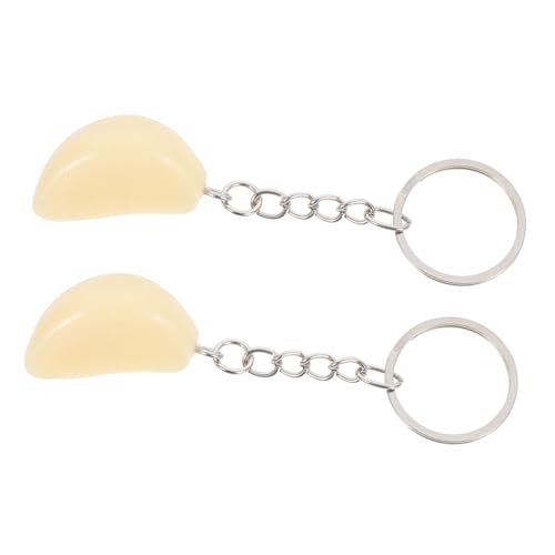 MUELODSIC 2 Stück Simulierter Knoblauch Schlüsselanhänger Lifelike Miniatur Lebensmittel Charm Tasche Anhänger Kreatives Geschenk Modisches Accessoire Robust und Langlebig MUELODSIC 2 Stück Simulierter Knoblauch Schlüsselanhänger Lifelike Miniatur Lebensmittel Charm Tasche Anhänger Kreatives Geschenk Modisches Accessoire Robust und Langlebig von MUELODSIC