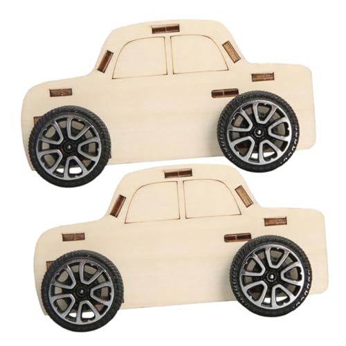 MUELODSIC 2 Stück Teiliges DIY Holzauto Bauspielzeug für Vorgefertigte Holzplatten kein Kleber Fördert Kreativität und Feinmotorik Lernspielzeug für Kleinkinder und Grundschulkinder MUELODSIC 2 Stück Teiliges DIY Holzauto Bauspielzeug für Vorgefertigte Holzplatten kein Kleber Fördert Kreativität und Feinmotorik Lernspielzeug für Kleinkinder und Grundschulkinder von MUELODSIC