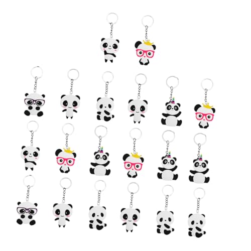 MUELODSIC 20 Stück Cartoon Panda Schlüsselanhänger PVC Anhänger Mehrzweck Taschen und Schlüsseldeko Leichtes Langlebiges Design Niedliche Panda Figuren Geschenkidee MUELODSIC 20 Stück Cartoon Panda Schlüsselanhänger PVC Anhänger Mehrzweck Taschen und Schlüsseldeko Leichtes Langlebiges Design Niedliche Panda Figuren Geschenkidee von MUELODSIC