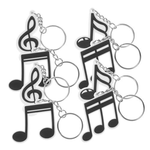 MUELODSIC 20 Stück Teiliges Musiknoten Schlüsselanhänger aus Langlebigem PVC Vintage Musik Party Favors Dekorative Anhänger für Schlüssel Taschen und DIY Einzigartiges Design für von MUELODSIC