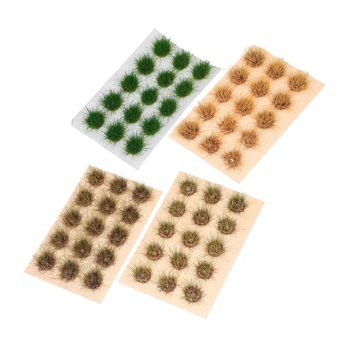 MUELODSIC 4 Stücke Teiliges Modell Grasbüschel Realistische Grasbüschel für Diorama und Modelleisenbahn mit Natürlicher Textur für Sandtisch MUELODSIC 4 Stücke Teiliges Modell Grasbüschel Realistische Grasbüschel für Diorama und Modelleisenbahn mit Natürlicher Textur für Sandtisch von MUELODSIC