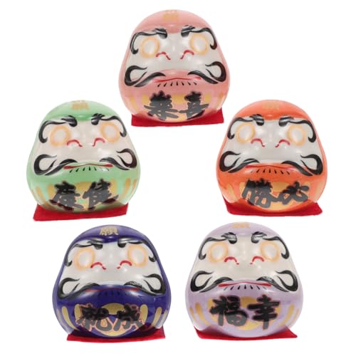 MUELODSIC 5 Stück Dharma-Ei-Verzierung japanischer glücksbringer Mini- -Ornament Auto armaturenbrett Figur Dekoration Adornos para cocina Hamsterplüsch Figuren jizo Keramik MUELODSIC 5 Stück Dharma-Ei-Verzierung japanischer glücksbringer Mini- -Ornament Auto armaturenbrett Figur Dekoration Adornos para cocina Hamsterplüsch Figuren jizo Keramik von MUELODSIC