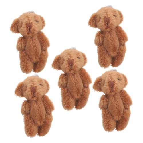 MUELODSIC 5 Stück Stofftier Taschenbär Minibär Schlüsselanhänger Bär Mini Stoffbären Mini Stofftiere Bulk Winzige Bären Winzige Stofftiere Kleine Bären Bär Schlüsselanhänger Plüsch Kaffee MUELODSIC 5 Stück Stofftier Taschenbär Minibär Schlüsselanhänger Bär Mini Stoffbären Mini Stofftiere Bulk Winzige Bären Winzige Stofftiere Kleine Bären Bär Schlüsselanhänger Plüsch Kaffee von MUELODSIC