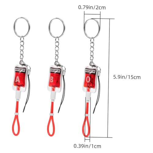 MUELODSIC 6 Stück Teiliges Gothic Halloween Schlüsselanhänger Blutgruppen Anhänger Blutplasmasäckchen Charm Partyzubehör für Festliche Anlässe und Gruselige Dekoration MUELODSIC 6 Stück Teiliges Gothic Halloween Schlüsselanhänger Blutgruppen Anhänger Blutplasmasäckchen Charm Partyzubehör für Festliche Anlässe und Gruselige Dekoration von MUELODSIC