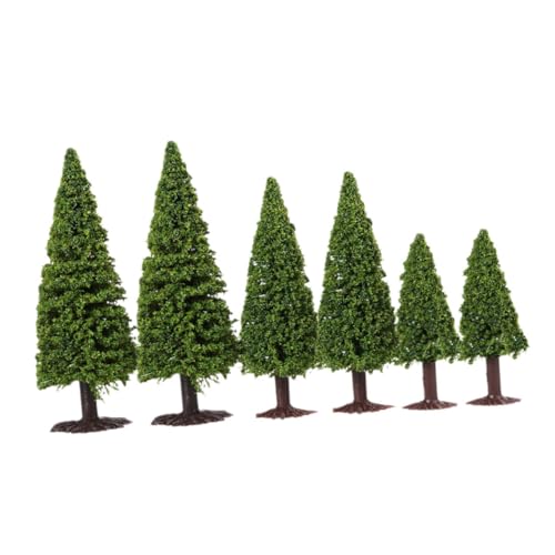 MUELODSIC 6stücke Miniatur Bäume Modell Teiliges Für Landschaftsgestaltung Künstliche Grünpflanzen Für Sandkasten-Dekoration Miniatur Baum Modell Für Kreative Modelleisenbahn Und MUELODSIC 6stücke Miniatur Bäume Modell Teiliges Für Landschaftsgestaltung Künstliche Grünpflanzen Für Sandkasten-Dekoration Miniatur Baum Modell Für Kreative Modelleisenbahn Und von MUELODSIC