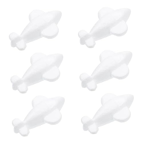 MUELODSIC 6stücke Flugzeug Bastelmaterial Für Mädchen Unbemalt Kreative Flugzeugmodellform Für Heimdekoration Und Für Bastelprojekte Und Lernspielzeug MUELODSIC 6stücke Flugzeug Bastelmaterial Für Mädchen Unbemalt Kreative Flugzeugmodellform Für Heimdekoration Und Für Bastelprojekte Und Lernspielzeug von MUELODSIC