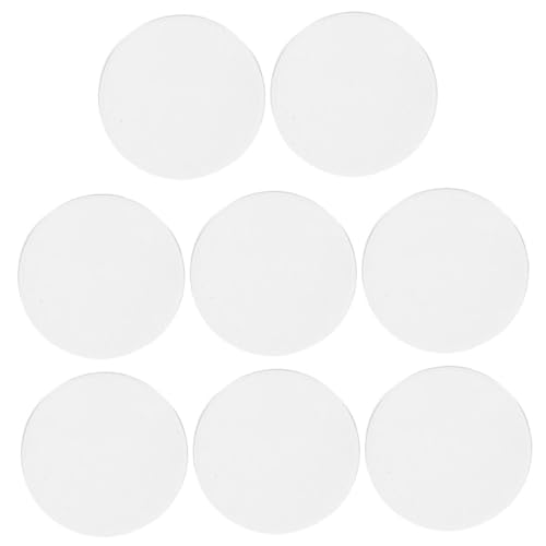 MUELODSIC 8 Stück Teiliges Optisches Doppelkonvex linsen Acryl Transparente Leichte Vergrößerungslinsen für Lupenersatz Geeignet für Physikexperimente und Präzises Lesen Kleiner Schrift von MUELODSIC