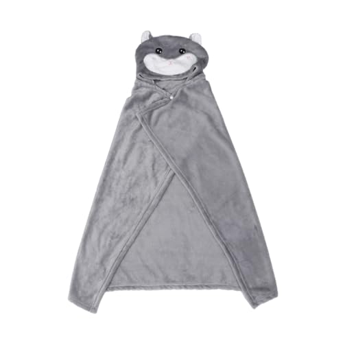MUELODSIC Cartoon Kapuzenumhang Erwachsene Hamster Stil Flauschiger Maschinenwaschbarer Einteiler Umhang Decke für Familie und Freunde Weicher Knitterfreier Kapuzenpullover Cape MUELODSIC Cartoon Kapuzenumhang Erwachsene Hamster Stil Flauschiger Maschinenwaschbarer Einteiler Umhang Decke für Familie und Freunde Weicher Knitterfreier Kapuzenpullover Cape von MUELODSIC