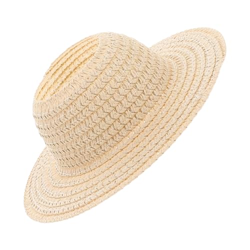 MUELODSIC Doll Mini Craft Hats Handgefertigter Strohhut Für Puppenhaus Dekoration Und Kostümaccessoires Mit Uv-schutz Und Breiter Krempe Für Sonnenschutz Im Freien MUELODSIC Doll Mini Craft Hats Handgefertigter Strohhut Für Puppenhaus Dekoration Und Kostümaccessoires Mit Uv-schutz Und Breiter Krempe Für Sonnenschutz Im Freien von MUELODSIC