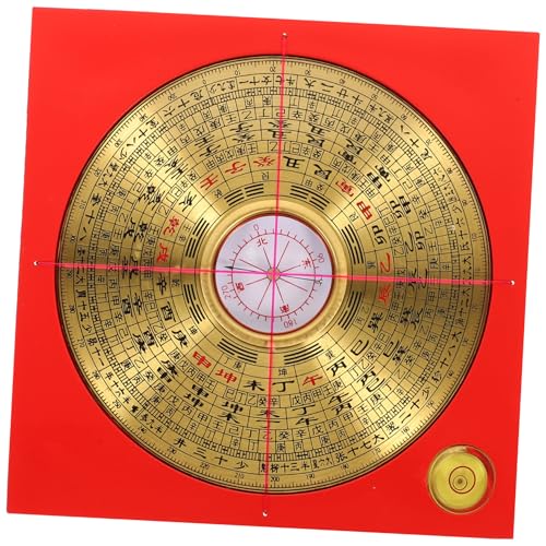 MUELODSIC Exquisiter Chinesischer Kompass aus Reinem Kupfer Luo Pan mit Hoher Präzision Multifunktional für Feng Shui Outdoor Navigation und Dekorative Heimgestaltung von MUELODSIC