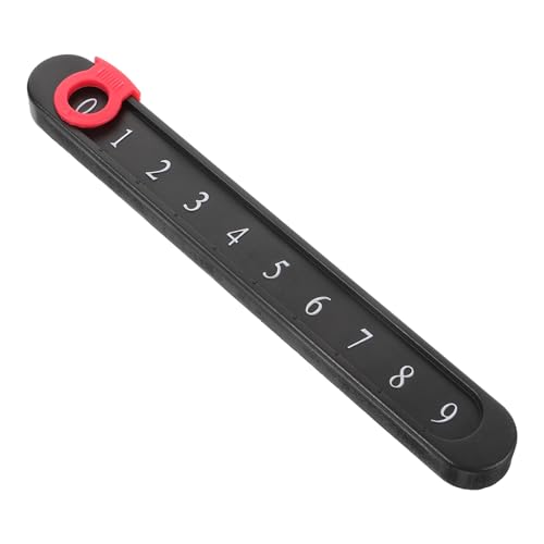 MUELODSIC Foosball Score Counter Tischkicker Zubehör aus Robustem Kunststoff Langlebiger Tischfußball Zähler Praktische Scoring Vorrichtung für Standard Tischfußballspiele Schwarz von MUELODSIC