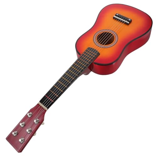 MUELODSIC Gitarre Musikinstrument Gitarre Folk für Anfänger Leicht Tragbar Kreatives Musikalisches Lernspielzeug MUELODSIC Gitarre Musikinstrument Gitarre Folk für Anfänger Leicht Tragbar Kreatives Musikalisches Lernspielzeug von MUELODSIC