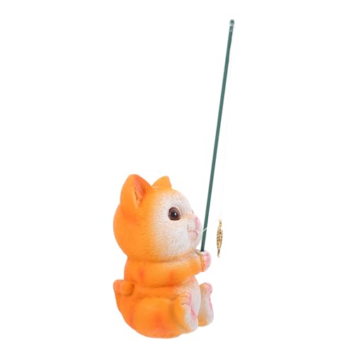 MUELODSIC Dekorative Katzenfigur Für Aquarien Realistische Fischfang Statue Aus Hochwertigem Resin Charmante Aquarium Dekoration Für Teetisch Und Mikro-landschaften MUELODSIC Dekorative Katzenfigur Für Aquarien Realistische Fischfang Statue Aus Hochwertigem Resin Charmante Aquarium Dekoration Für Teetisch Und Mikro-landschaften von MUELODSIC