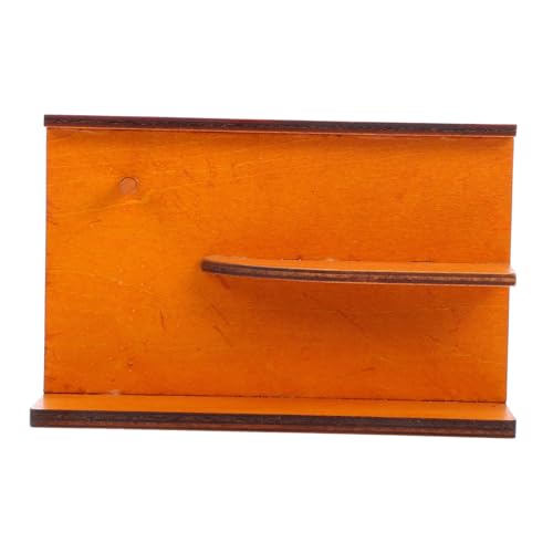 MUELODSIC Mini-Hauswand Mini- -Kit kleine Möbeldekorationen Zubehör für das Puppenhaus unvollendetes Puppenhaus Miniaturmöbel Mini -Zimmer Puppenhaus-Küchenmodell Mini-Display Holz von MUELODSIC