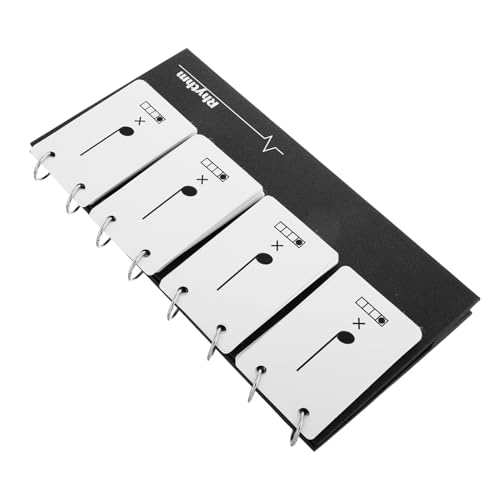 MUELODSIC Musik Rhythmus Karten Multifunktional für Musik Schüler Kompakt Tragbar Notation Rhythmus Übung Karten Stabiles Material Musiktraining Flashcards MUELODSIC Musik Rhythmus Karten Multifunktional für Musik Schüler Kompakt Tragbar Notation Rhythmus Übung Karten Stabiles Material Musiktraining Flashcards von MUELODSIC