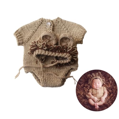 MUELODSIC Neugeborenen Fotografie Kostüm Design Strickanzug Unisex Fotoshooting Outfit Weiches Material Komfortabel für Fotoshooting Jungen Mädchen MUELODSIC Neugeborenen Fotografie Kostüm Design Strickanzug Unisex Fotoshooting Outfit Weiches Material Komfortabel für Fotoshooting Jungen Mädchen von MUELODSIC