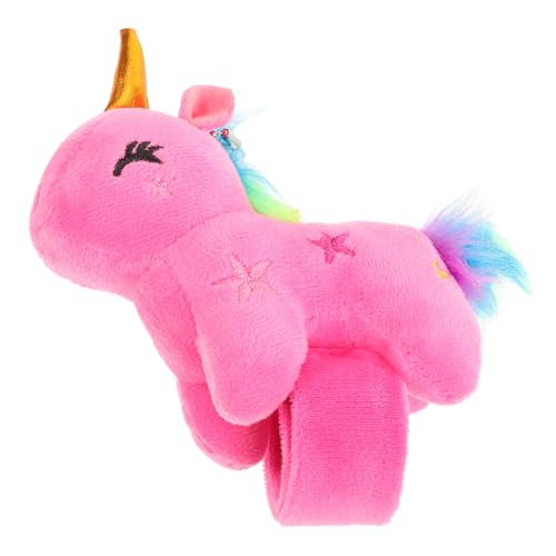 MUELODSIC Plüsch Einhorn Slap Armband Partyzubehör Kuscheliges Stofftier Handgelenkband Sanft und Sicher Geburtstagsfeier Dekoratives Cartoon Schlagarmband Zufällige Farbe MUELODSIC Plüsch Einhorn Slap Armband Partyzubehör Kuscheliges Stofftier Handgelenkband Sanft und Sicher Geburtstagsfeier Dekoratives Cartoon Schlagarmband Zufällige Farbe von MUELODSIC