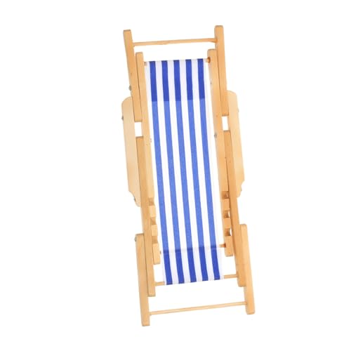 MUELODSIC Puppenhaus Möbel Klappbarer Strandstuhl für Schreibtisch und Gartendekoration Perfektes Zubehör für Möbel MUELODSIC Puppenhaus Möbel Klappbarer Strandstuhl für Schreibtisch und Gartendekoration Perfektes Zubehör für Möbel von MUELODSIC