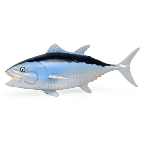 MUELODSIC Realistisches Thunfisch Modell aus Robustem PVC Lebensecht und Farbenfroh und Langlebig als Partydekoration und Meerestier für Mottofeiern von MUELODSIC