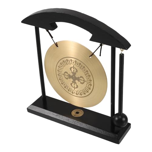 MUELODSIC Vajra Kupfer Gong Feng Shui Desktop Figurine Traditionelle Handwerkskunst Einzigartiges Design Vielseitige Wohn und Bürodekoration Feng Shui Klanginstrument Sammlerobjekt von MUELODSIC