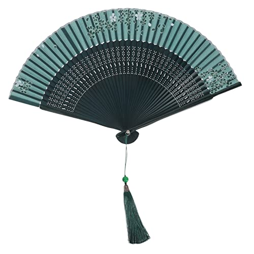 MUELODSIC Vintage Faltfächer Handfächer mit Filigranem Blumenmuster Stabiler Bambusknochen Faltbar und Leicht für Tanz Performance Fotorequisiten und Sommergebrauch MUELODSIC Vintage Faltfächer Handfächer mit Filigranem Blumenmuster Stabiler Bambusknochen Faltbar und Leicht für Tanz Performance Fotorequisiten und Sommergebrauch von MUELODSIC