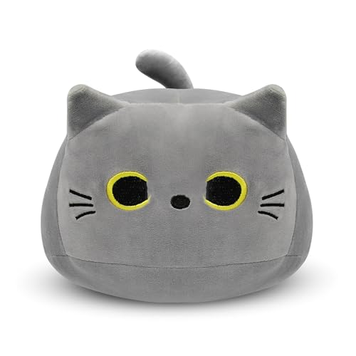 MUFEIRUO 20,3 cm graues Katzen-Stofftier, niedliches Katzenkätzchen-Plüschtier für Jungen und Mädchen, Geschenk für Kinder MUFEIRUO 20,3 cm graues Katzen-Stofftier, niedliches Katzenkätzchen-Plüschtier für Jungen und Mädchen, Geschenk für Kinder von MUFEIRUO