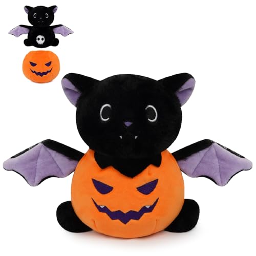 MUFEIRUO Halloween Fledermaus Plüsch,Halloween Fledermaus Plüschtiere,Halloween Kürbis Plüsch,Halloween Kürbis Plüschtier,Geschenk für Halloween Kinder Jungen Mädchen MUFEIRUO Halloween Fledermaus Plüsch,Halloween Fledermaus Plüschtiere,Halloween Kürbis Plüsch,Halloween Kürbis Plüschtier,Geschenk für Halloween Kinder Jungen Mädchen von MUFEIRUO