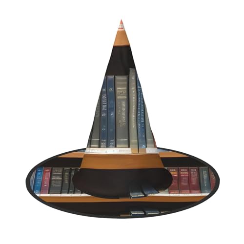 MUFLVDX Bibliothek Bücherregal Druck Halloween Hexenhut Erwachsene Halloween Hut Kostüme Hexen Hüte Halloween Dekor Party MUFLVDX Bibliothek Bücherregal Druck Halloween Hexenhut Erwachsene Halloween Hut Kostüme Hexen Hüte Halloween Dekor Party von MUFLVDX