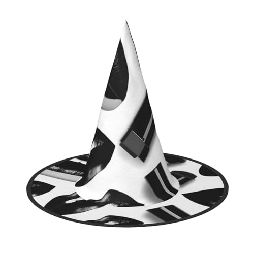 MUFLVDX Coole schwarze Lippenstift-Lippen-Druck, Halloween-Hexenhut, Erwachsene, Halloween-Hut, Kostüme, Hexenhüte, Halloween-Dekoration, Party MUFLVDX Coole schwarze Lippenstift-Lippen-Druck, Halloween-Hexenhut, Erwachsene, Halloween-Hut, Kostüme, Hexenhüte, Halloween-Dekoration, Party von MUFLVDX