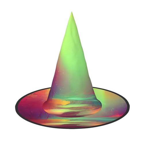 MUFLVDX Dream Colorful Print Halloween Hexenhut Adult Halloween Hat Costumes Witches Hats Halloween Decor Party von MUFLVDX