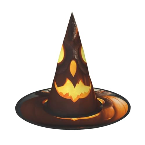 MUFLVDX Eule Kürbis Happy Halloween Druck Halloween Hexenhut Erwachsene Halloween Hut Kostüme Hexen Hüte Dekor Party MUFLVDX Eule Kürbis Happy Halloween Druck Halloween Hexenhut Erwachsene Halloween Hut Kostüme Hexen Hüte Dekor Party von MUFLVDX