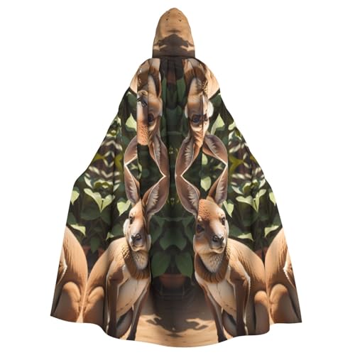 MUFLVDX Funny For Kangaroo Zoo Uni Hooded Robe Cloak Halloween Cool Cosplay Witch Costume Adults Cloak Party Cape MUFLVDX Funny For Kangaroo Zoo Uni Hooded Robe Cloak Halloween Cool Cosplay Witch Costume Adults Cloak Party Cape von MUFLVDX