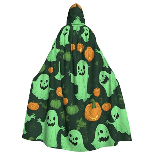 MUFLVDX Grüner Geist Horror Halloween Kürbis Uni Kapuze Robe Umhang Halloween Cool Cosplay Hexenkostüm Erwachsene Umhang Party Umhang MUFLVDX Grüner Geist Horror Halloween Kürbis Uni Kapuze Robe Umhang Halloween Cool Cosplay Hexenkostüm Erwachsene Umhang Party Umhang von MUFLVDX