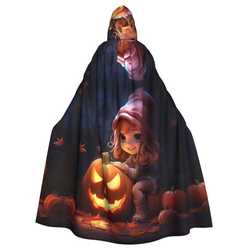 MUFLVDX Halloween süßer Kürbis Uni Kapuzenmantel Umhang Halloween Cool Cosplay Hexenkostüm Erwachsene Umhang Party Umhang MUFLVDX Halloween süßer Kürbis Uni Kapuzenmantel Umhang Halloween Cool Cosplay Hexenkostüm Erwachsene Umhang Party Umhang von MUFLVDX
